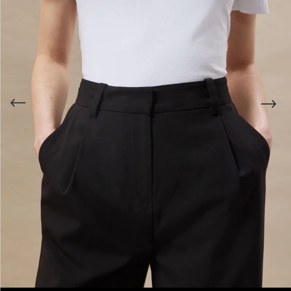 FRANK & OAK - NWT Navy Amelia Balloon Fit Pants - size 2 - Picture 4 of 16